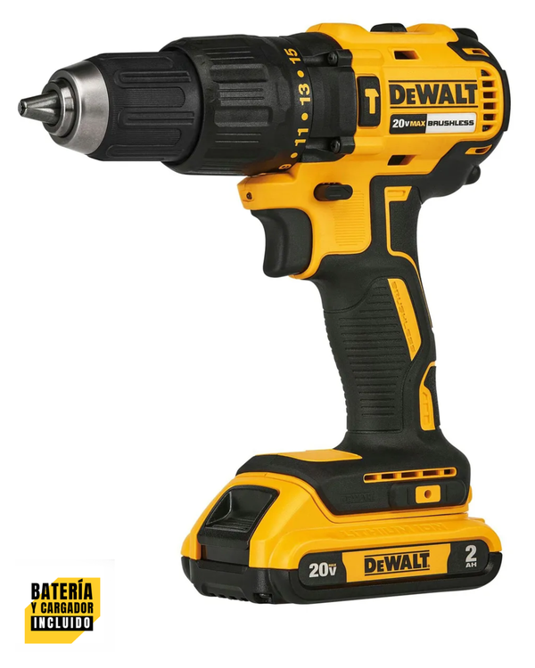 Taladro Atornillador Inalámbrico DeWalt 20V MAX Brushless